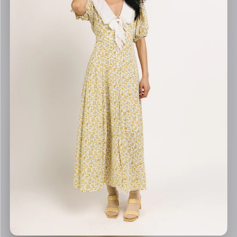 Floral Yellow Dress